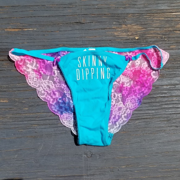 *SOLD* Tie Dye Floral Lace Bralette & Panty Set - Picture 5 of 7